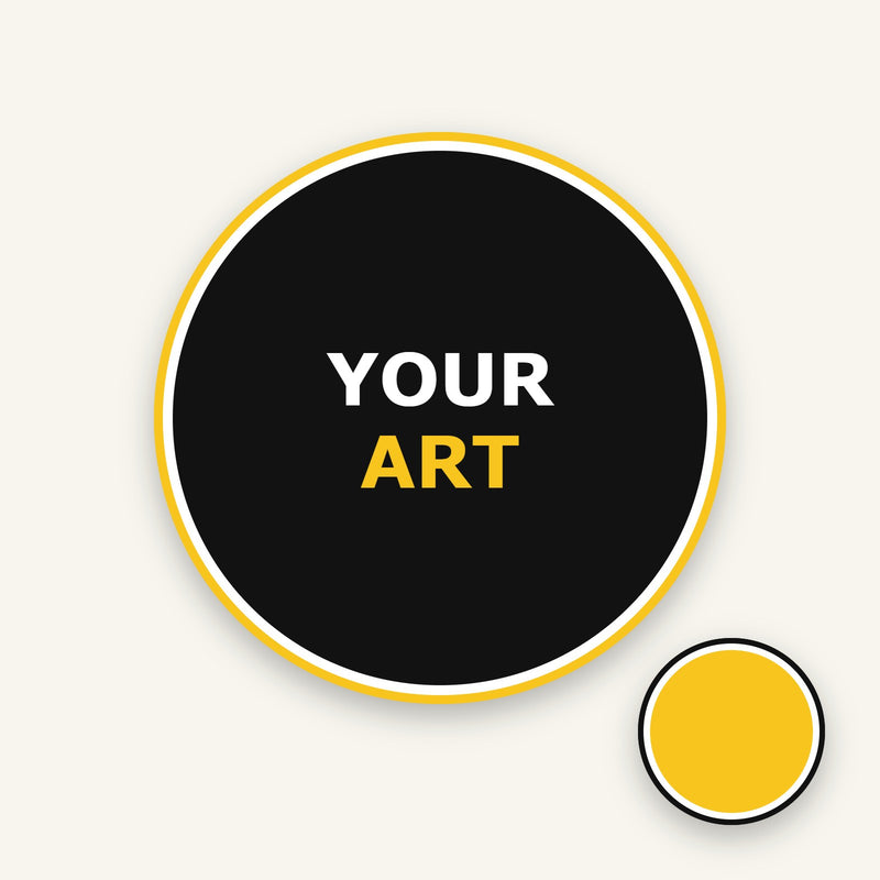 Custom circle stickers