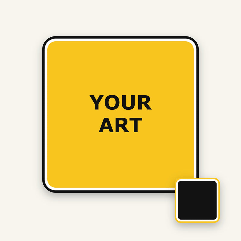 Custom square stickers